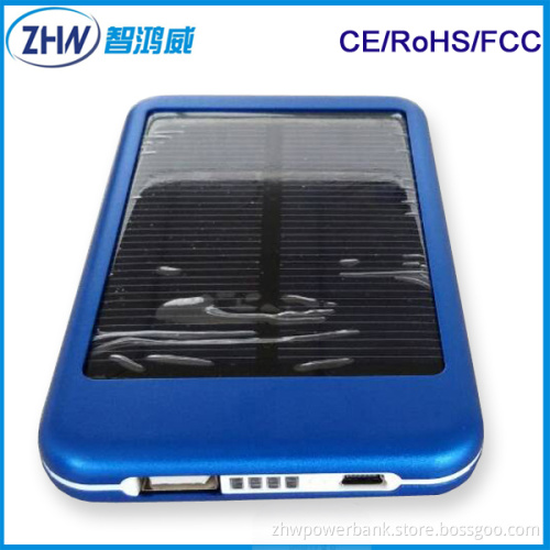 High Capacity Phone Accessories 5000mAh Solar Power Bank